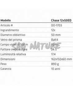 Binocolo Chase 12x50 Ed -... 2