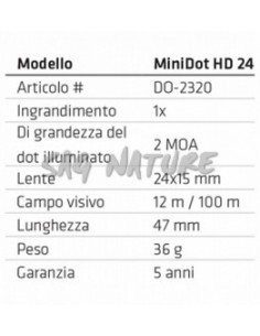 Point rouge Minidot Hd24 2... 2