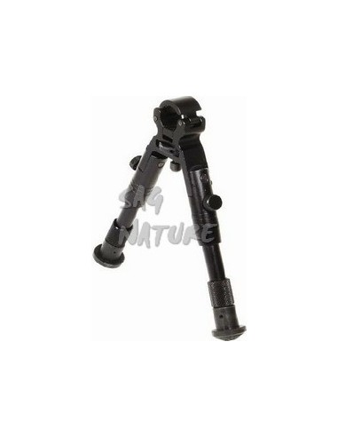 Adjustable bipod with attachment on...