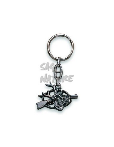 Tesat Deer And Rifle Keyring - JOKER