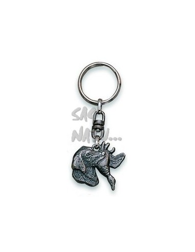 Duck Retrieve Dog Head Keyring - JOKER