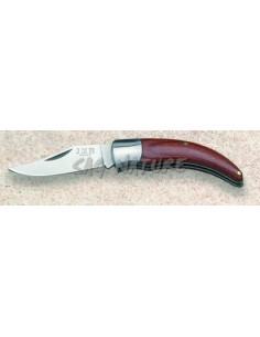 Knife with red stainless...