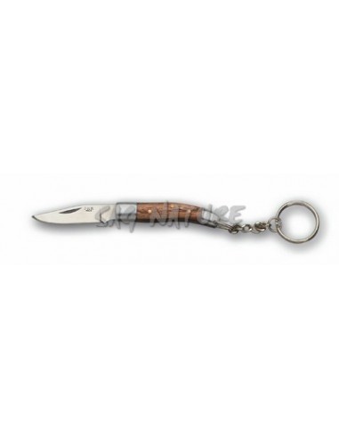 Keychain Knife With Olive Wood Handle...