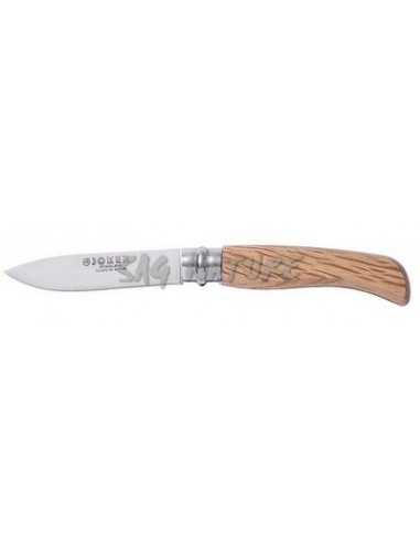 Knife with wooden handle with...