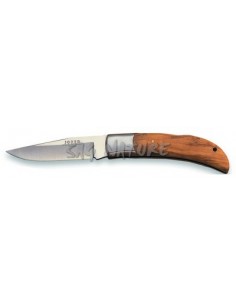 Knife with olive handle,...