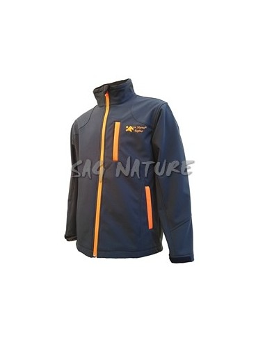Chaqueta softshell verde completa...