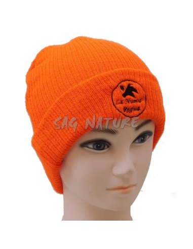 Orange Ribbed Wool Hat - LA NUOVA REGINA