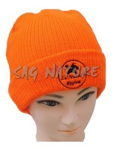 Orange Ribbed Wool Hat - LA... 2