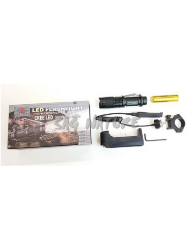 Lampe torche à faisceau fixe avec...