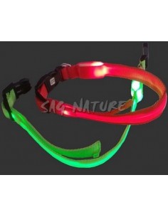 Collier Nylon Orange Fluo -...