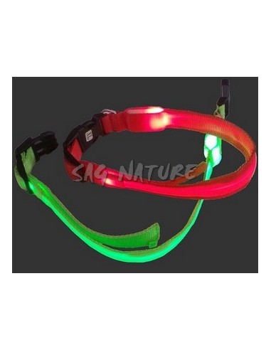 Collier Nylon Vert Fluo - Taille...