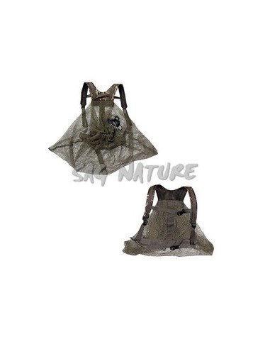 Mesh bag backpack with shoulder...
