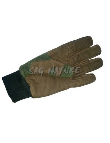 Leather and fleece gloves - SAG NATURE