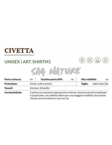 Camicia Civetta Unisex - DIOTTO