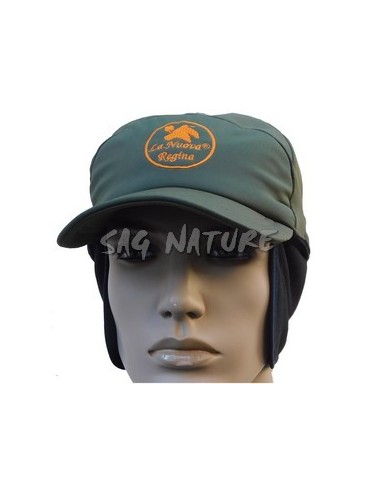 Cappello In Softshell Green E Orange...