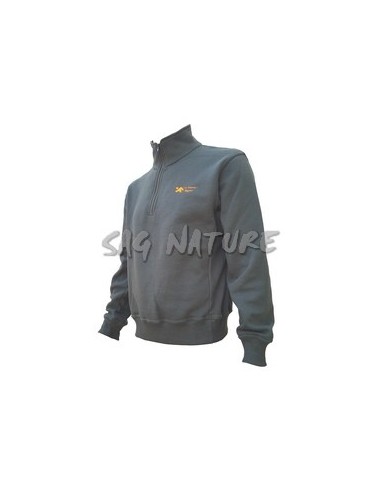 Pull Polaire Demi-Zip - Couleur Vert...