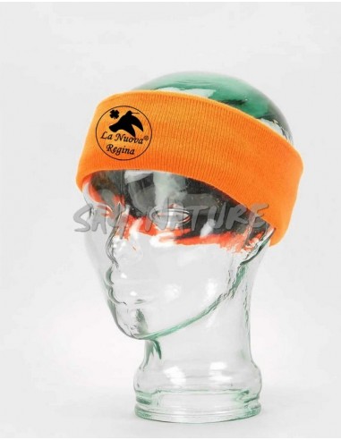 Bande côtelée orange et verte - LA...