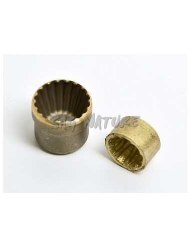 Brass counter-coils, small and large...