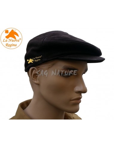 Leather Coppola Hat - Brown Color -...
