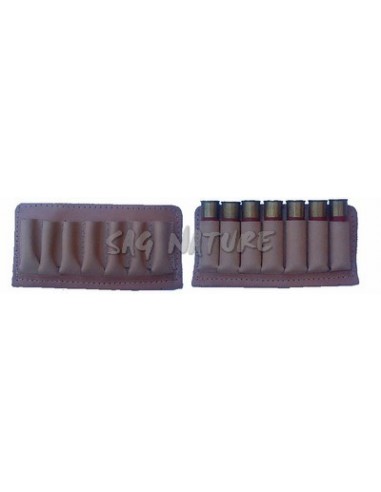 6 Cell Cowhide Leather Pouch - All...