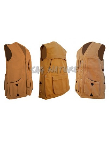 Chaleco Lona - Color Beige - SAG NATURE