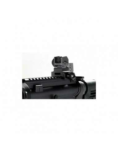 Folding rear sight for AR15 with...