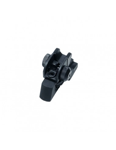 Adjustable rear sight for AR15 with...