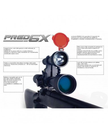 TORCIA LED PER CARABINA IDS PRED6X -...