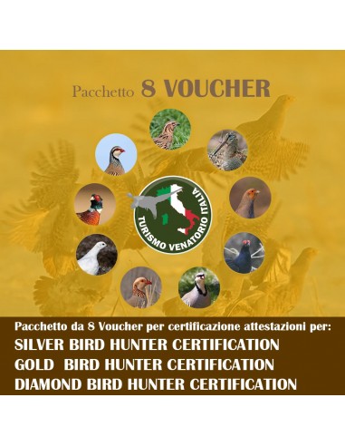8 VOUCHER DI CERTIFICAZIONE CACCIA...