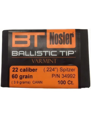 B Tip Palle Calibro 22 Gr 60 pezzi...
