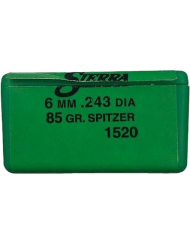 Balles Calibre 6mm 85 Gr Varmint -...