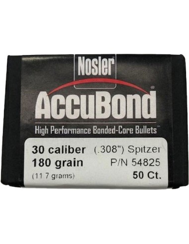Accubond bullets Caliber 30 Gr 180 -...