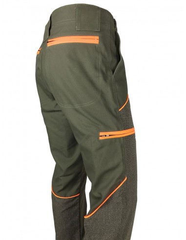 Pantalon "aries" en toile de coton et...