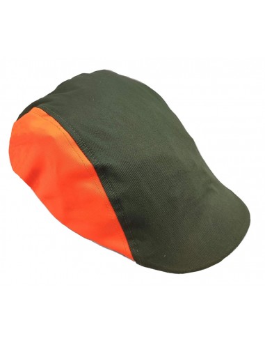 Forest cap with orange side panels...