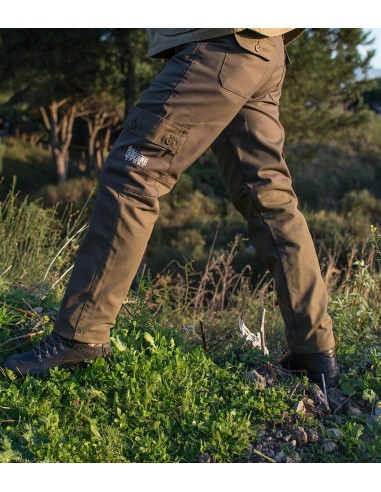 Pantalon en toile et nylon, déperlant...