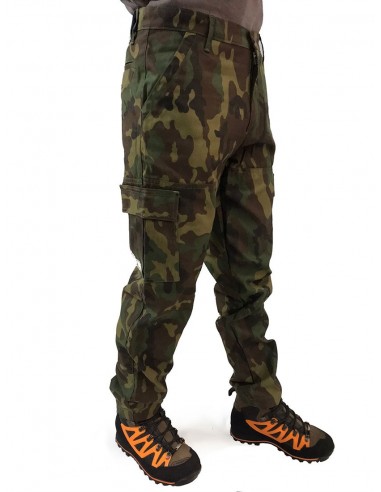 Pantalon en polycoton avec 2 grandes...