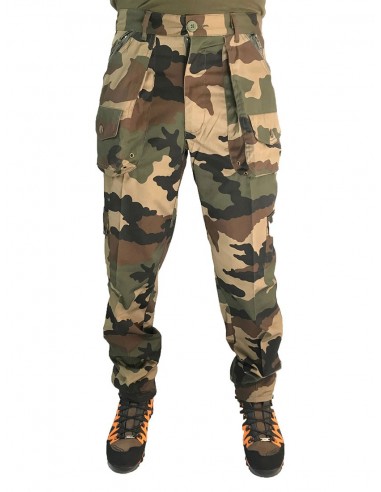 Pantalon 7 poches en polycoton non...