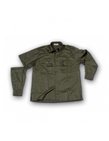 Camicia Multitasche 100% Cotone Verde...