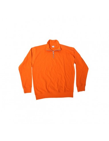 Felpa con mezza zip 100% Cotone...