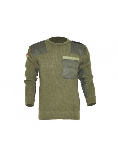 Maglione tedesco misto lana Verde -...