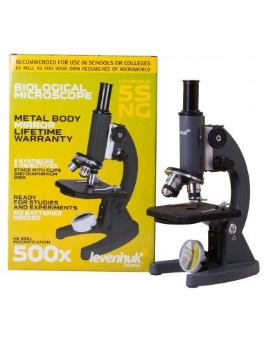 Microscopio monoculare Levenhuk 5S NG...