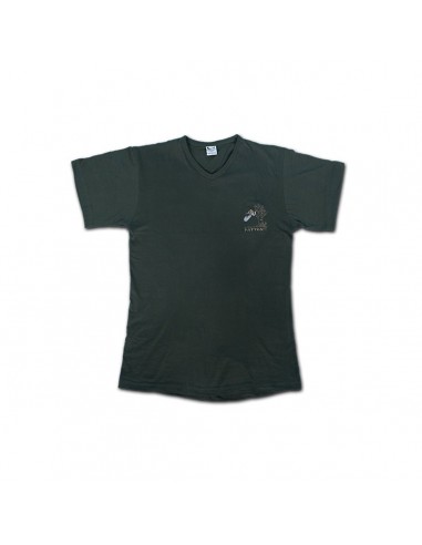 T-shirt Cotone collo "V" colore Verde...