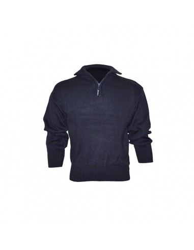 Maglione misto lana 1/2 zip colore...