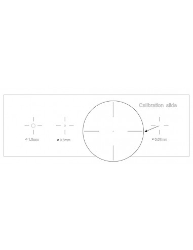 Levenhuk 2 calibration slide - LEVENHUK