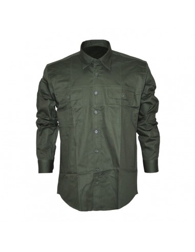 Camicia in 100% Cotone Colore Verde -...