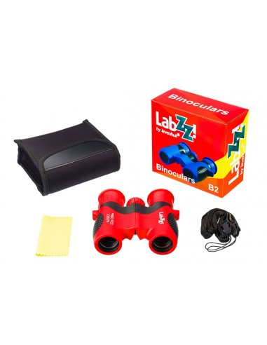 Levenhuk LabZZ B2 Binoculars Red -...