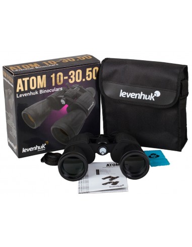 Jumelles Levenhuk Atom 10–30x50 -...
