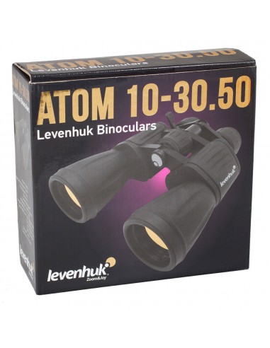Jumelles Levenhuk Atom 10–30x50 -...