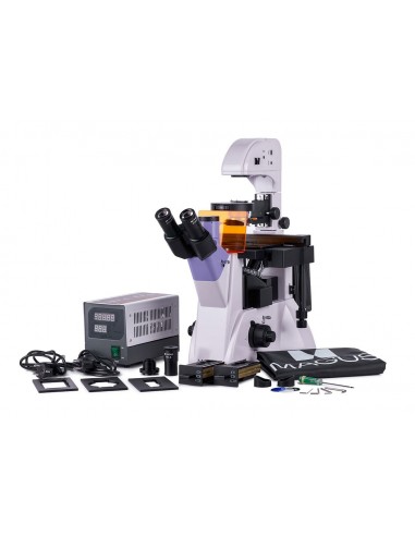 Microscope à fluorescence inversé...