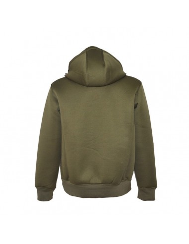 Felpa in misto Cotone con zip lunga...